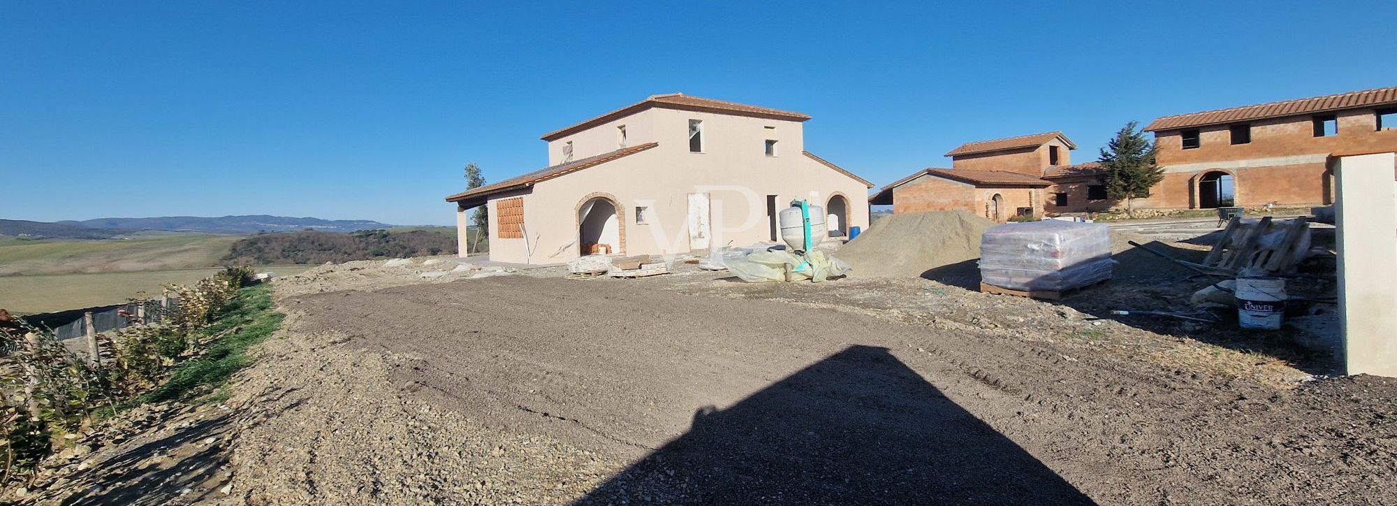Masía panorámica en Lajatico
