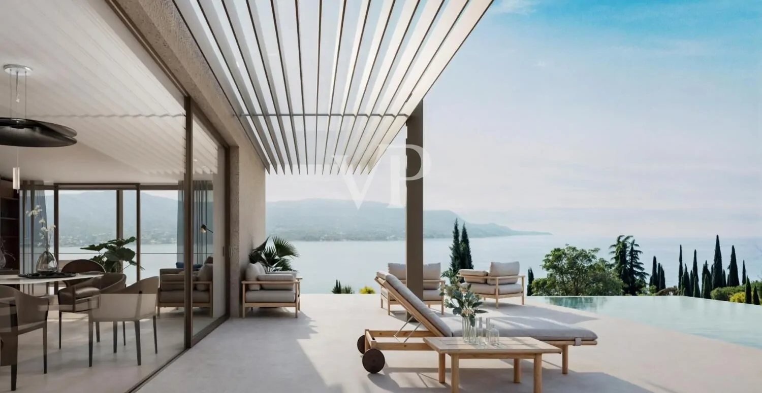 Villa Sanico - Zeitlose Architektur mit Blick auf den Gardasee