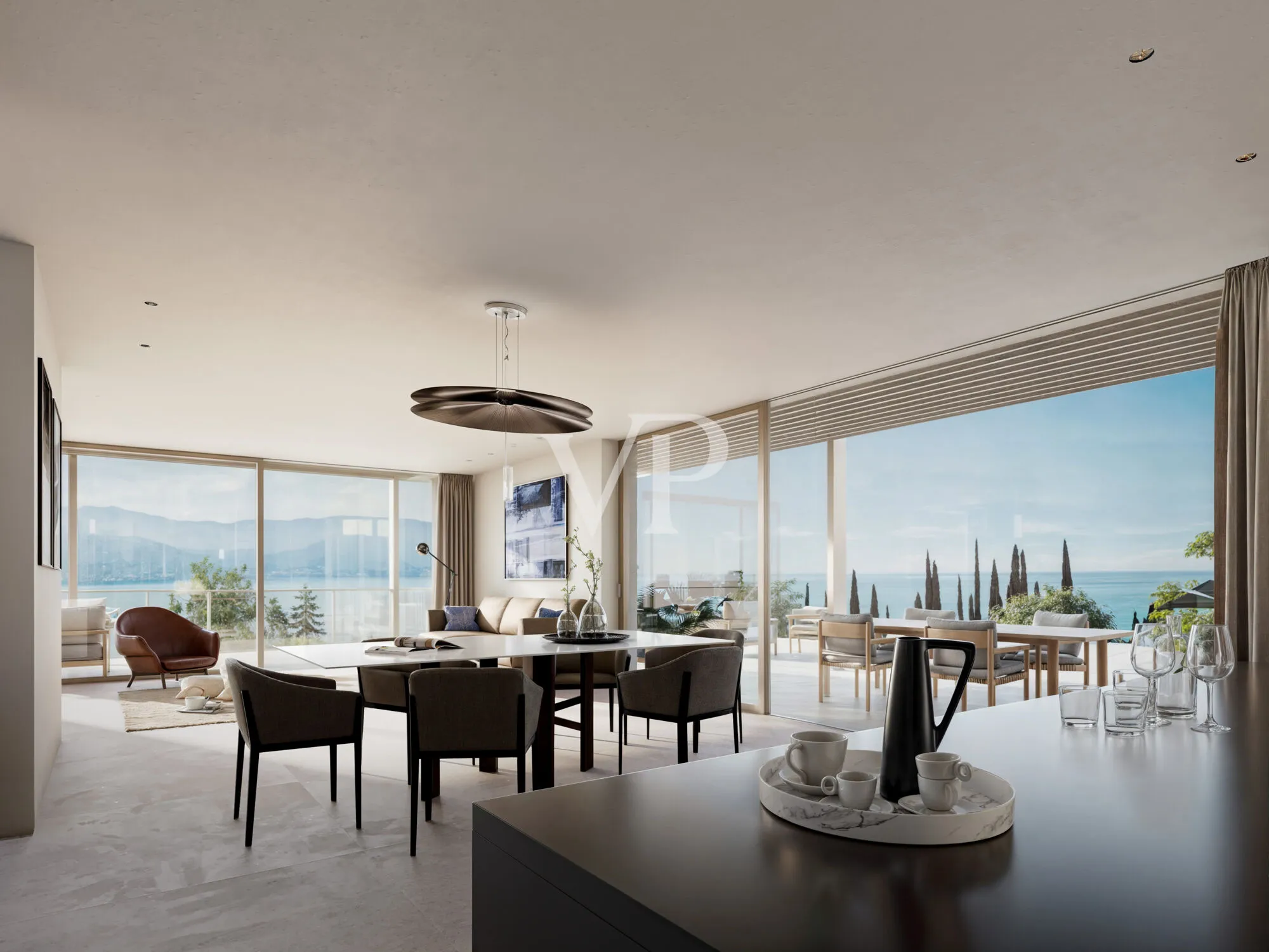 Villa Sanico - Zeitlose Architektur mit Blick auf den Gardasee