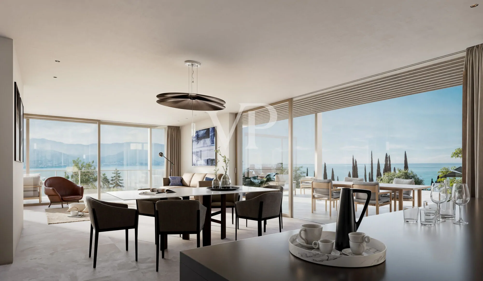 Villa Sanico - Zeitlose Architektur mit Blick auf den Gardasee