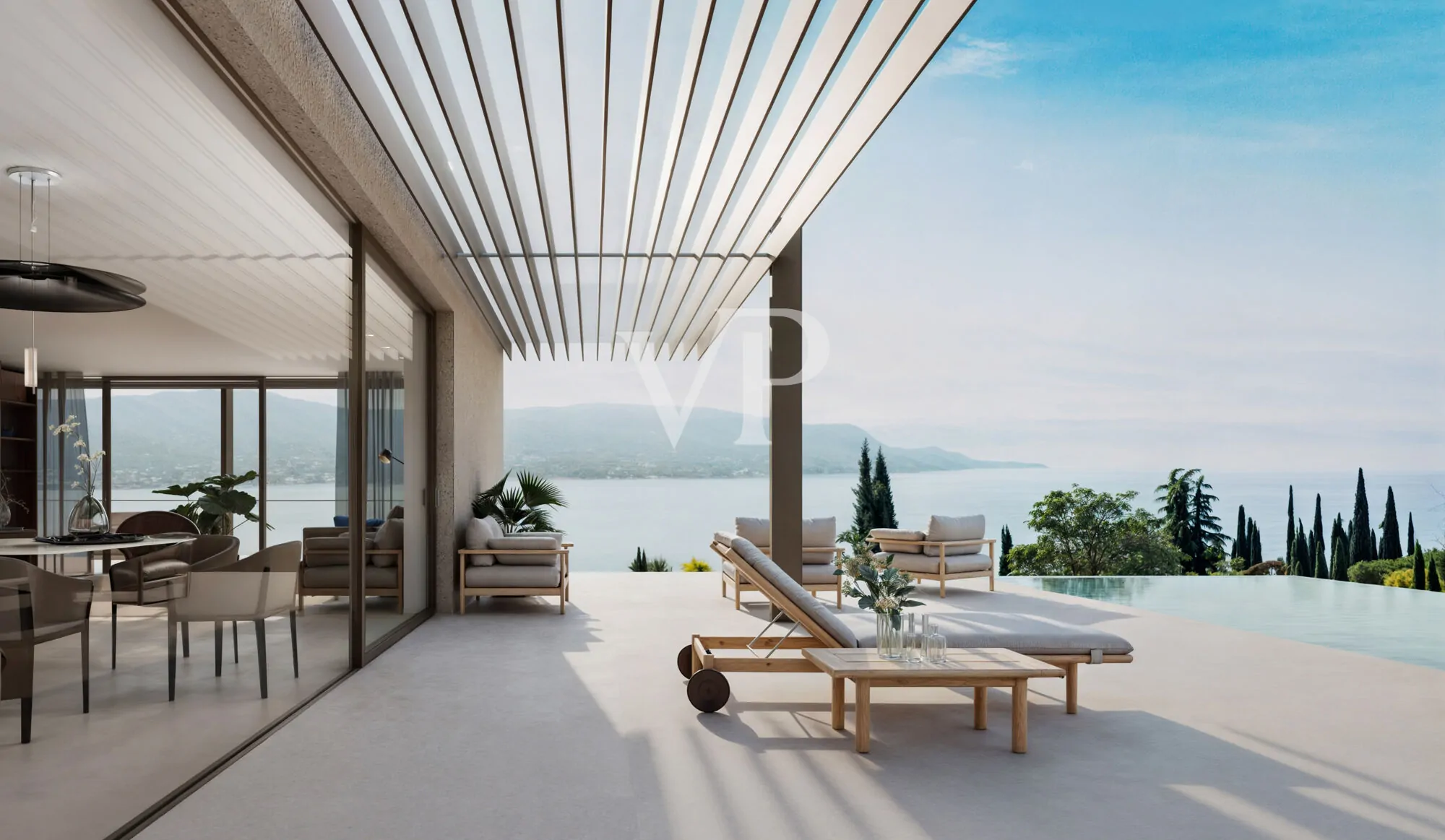 Villa Sanico - Zeitlose Architektur mit Blick auf den Gardasee