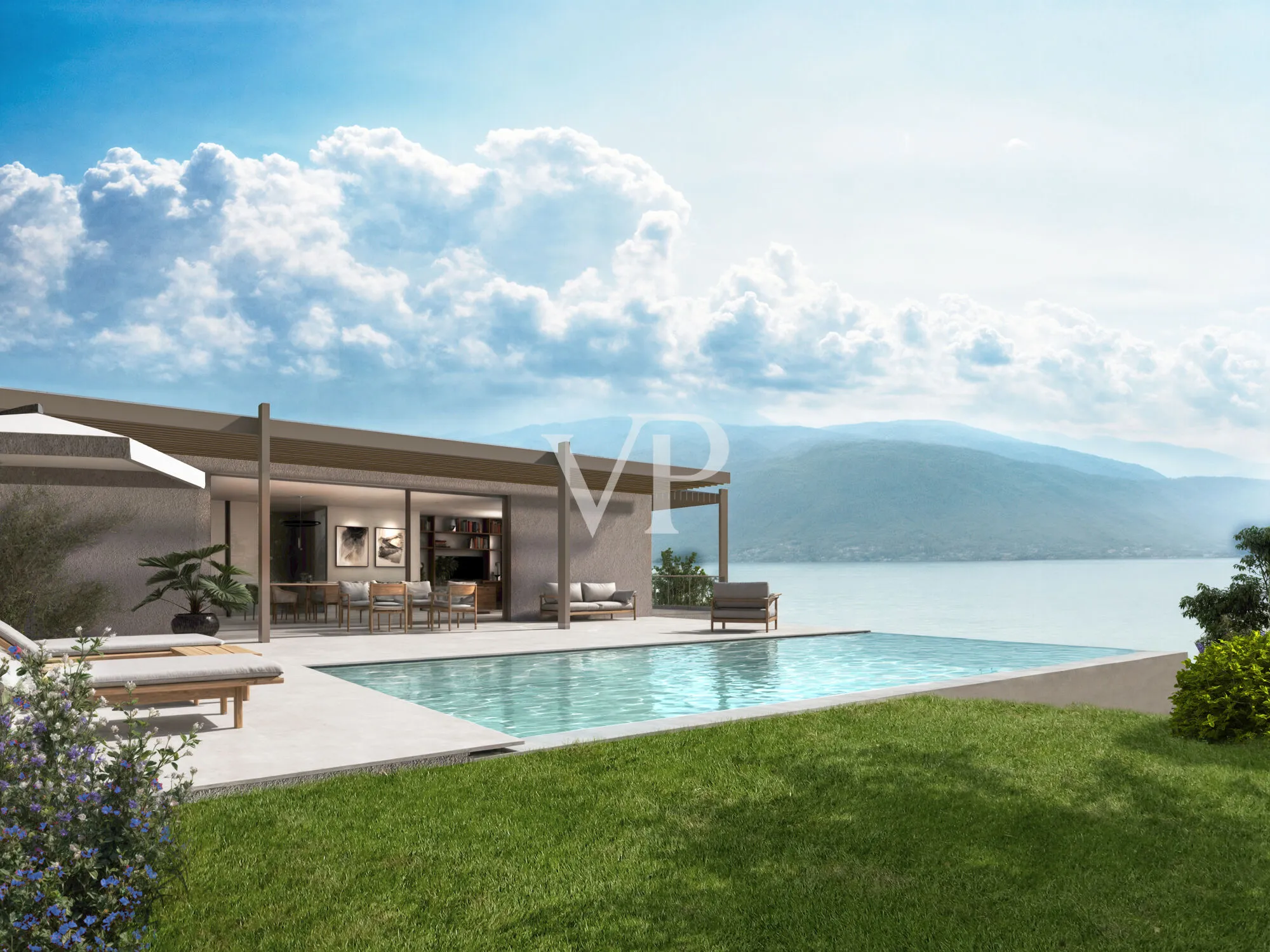 Villa Sanico - Zeitlose Architektur mit Blick auf den Gardasee