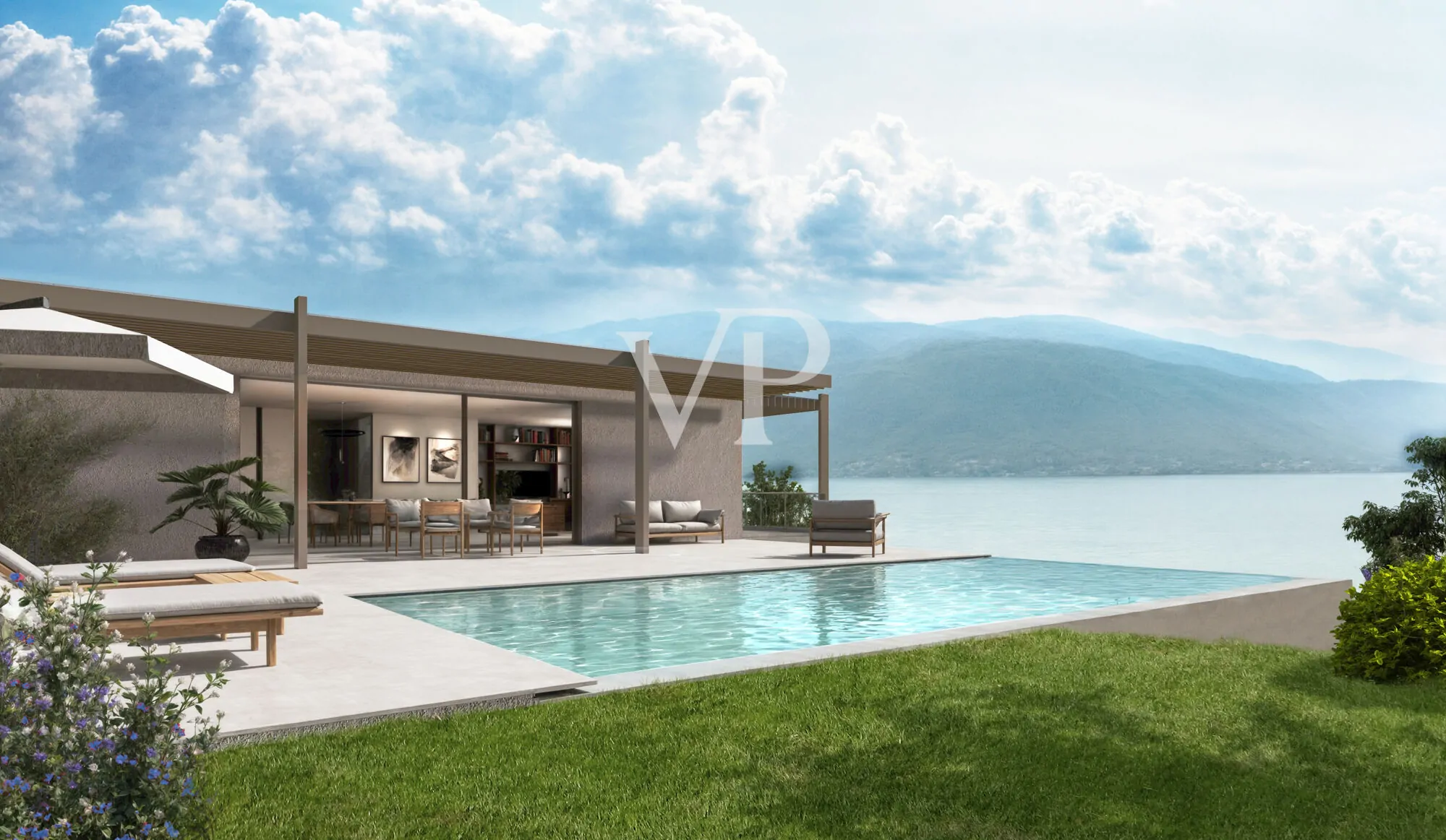 Villa Sanico - Zeitlose Architektur mit Blick auf den Gardasee