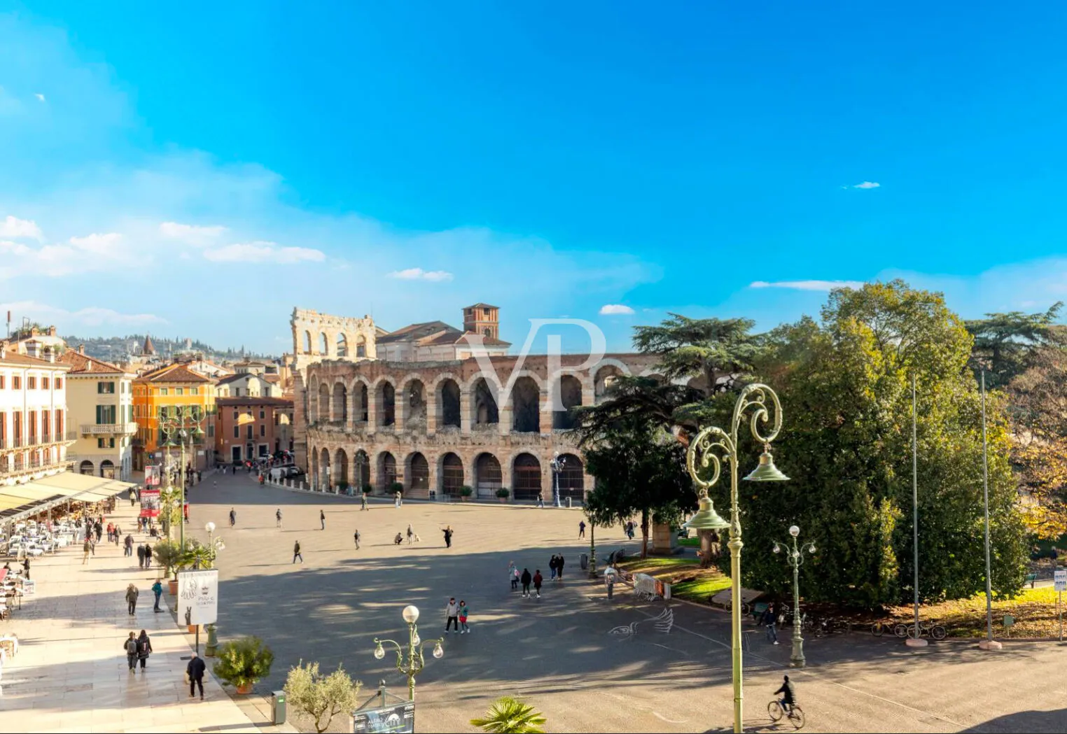 Repräsentative Wohnung mit Blick auf die Arena von Verona
