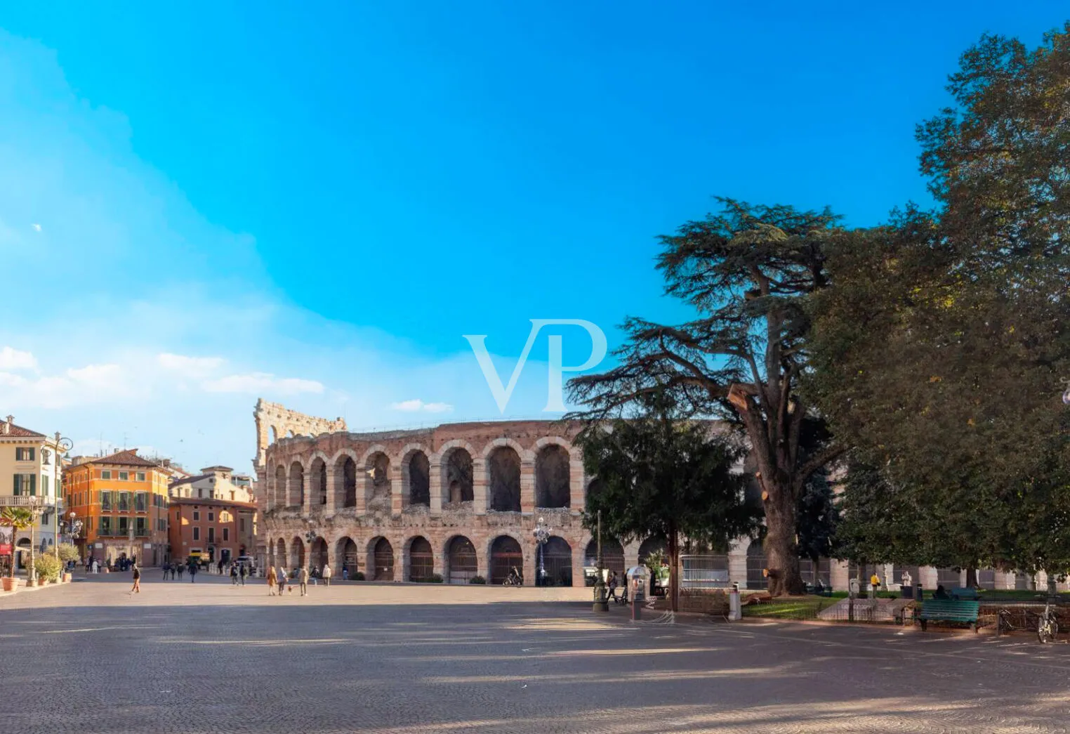 Repräsentative Wohnung mit Blick auf die Arena von Verona