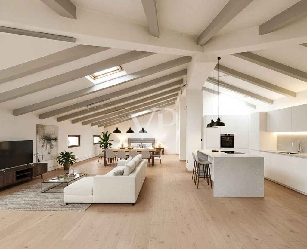 Esclusivo gioiello residenziale nel centro di Sirmione: l'appartamento dei tuoi sogni da progettare