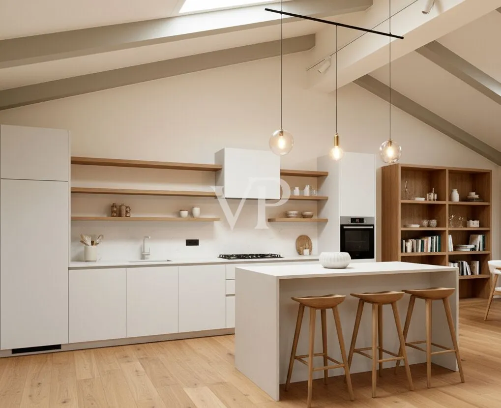 Esclusivo gioiello residenziale nel centro di Sirmione: l'appartamento dei tuoi sogni da progettare