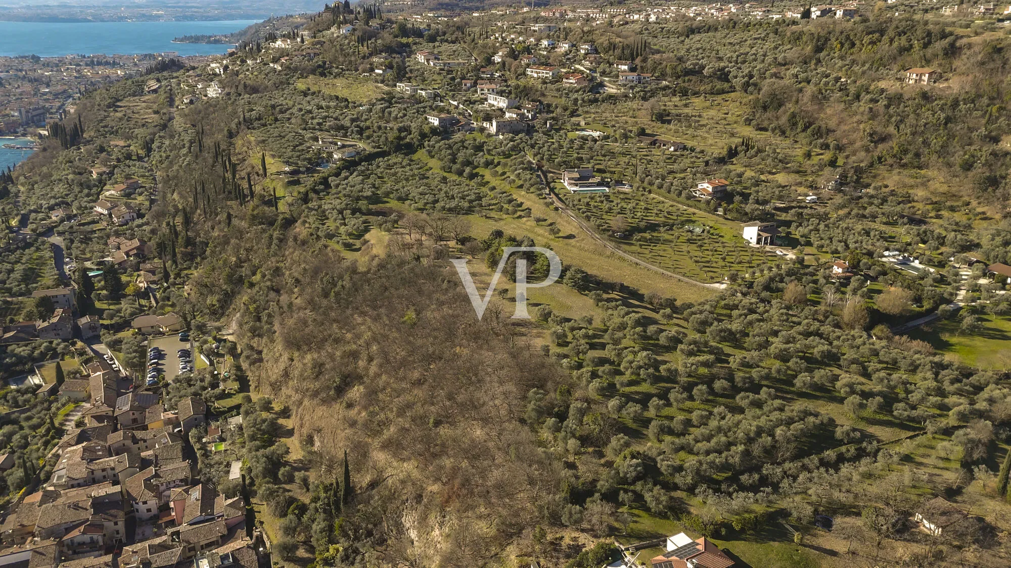 Farmhouse with lake view and olive grove