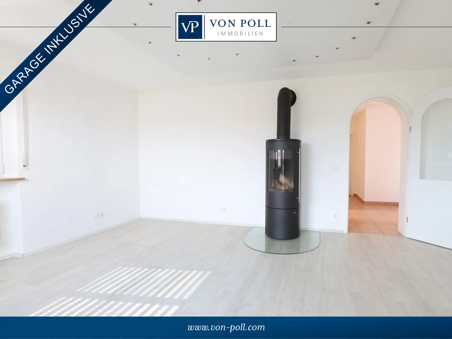 Kaminofen im Wohnzimmer