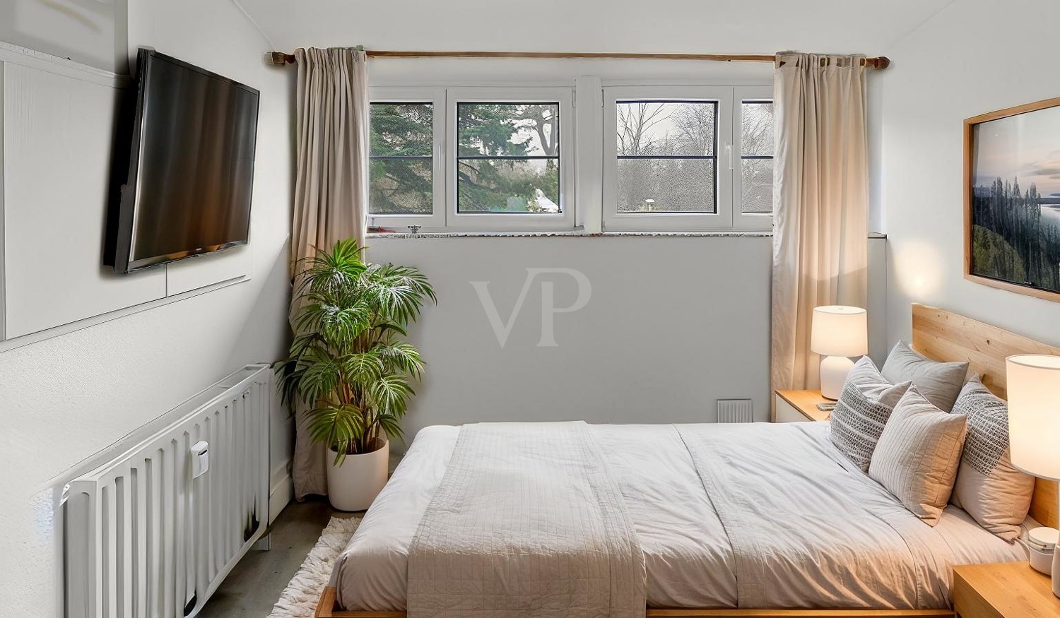 Schlafzimmer visualisiert