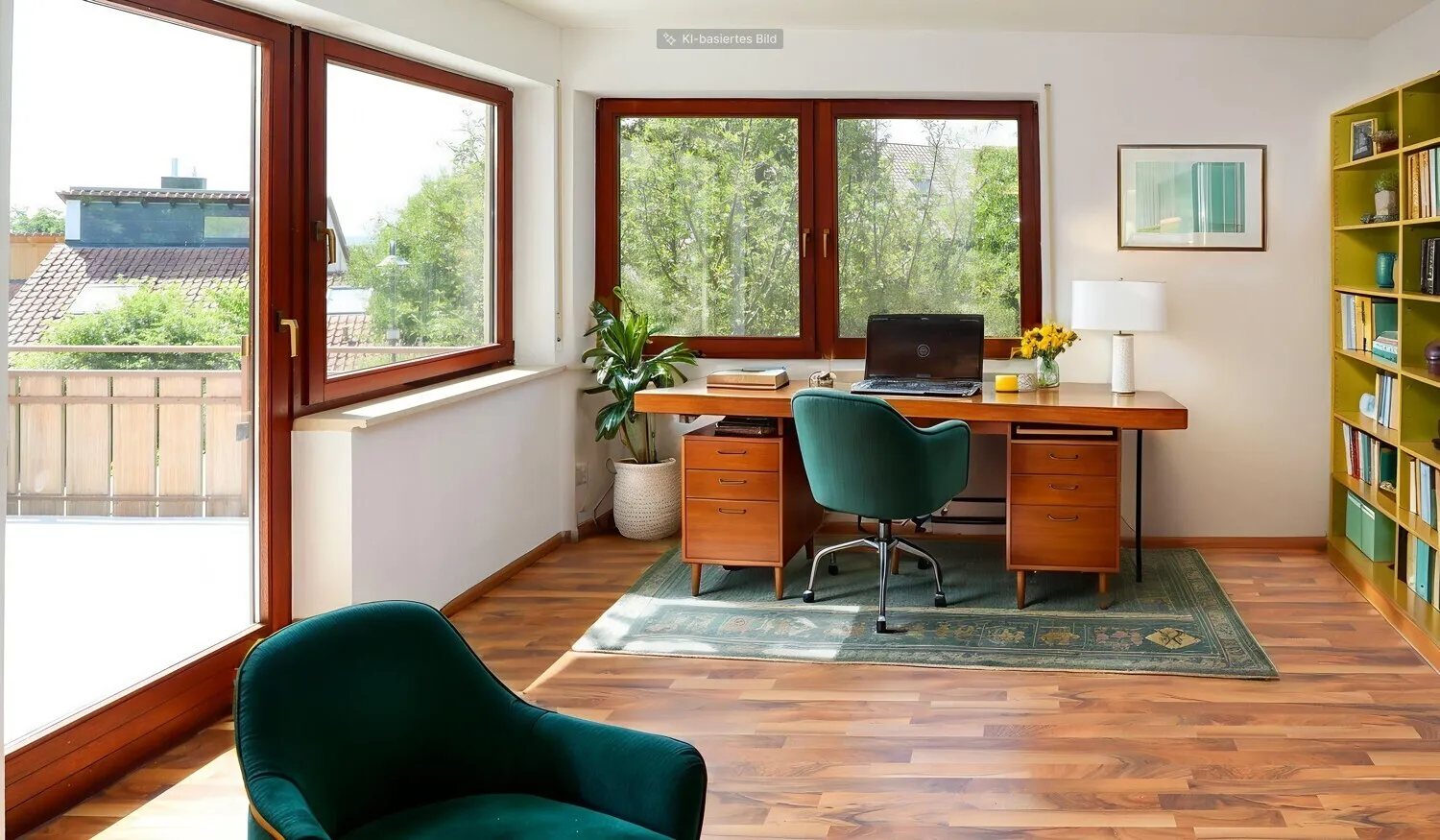 Büro KI visualisiert