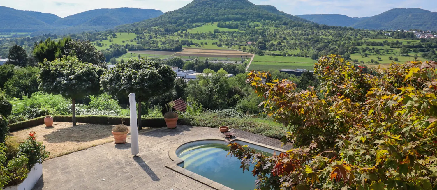 Aussicht auf die Schwäbische Alb