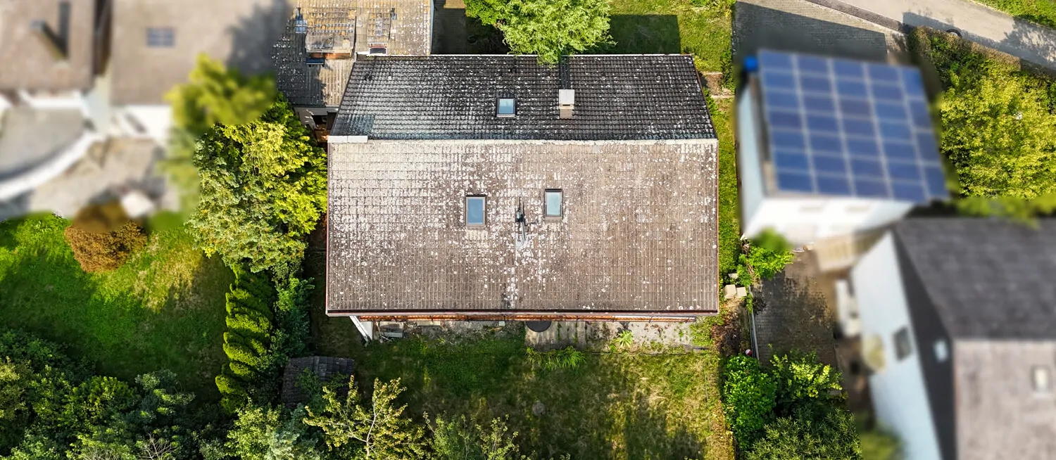 Drohnenaufnahme von oben