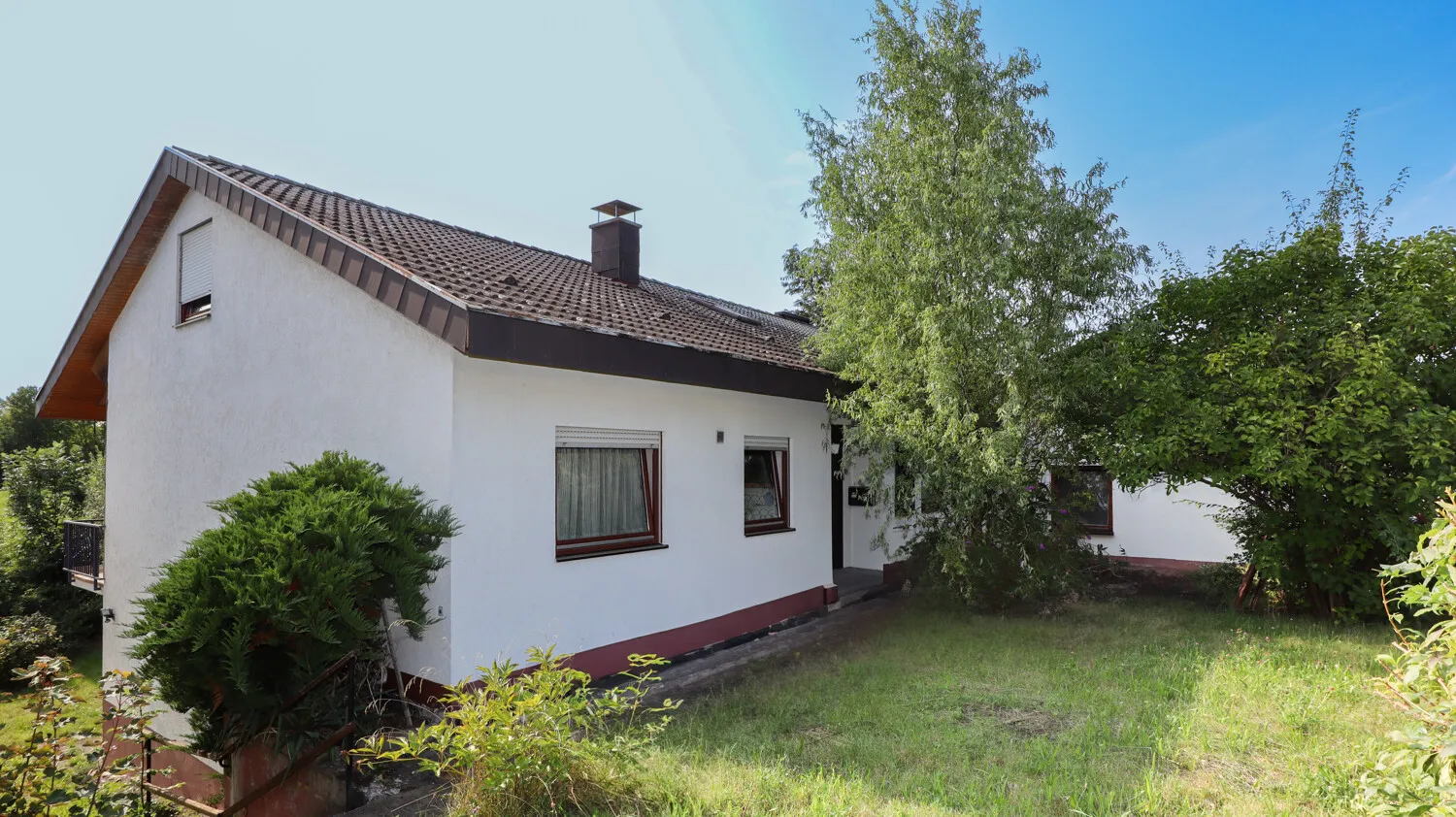Gartenansicht Eingang