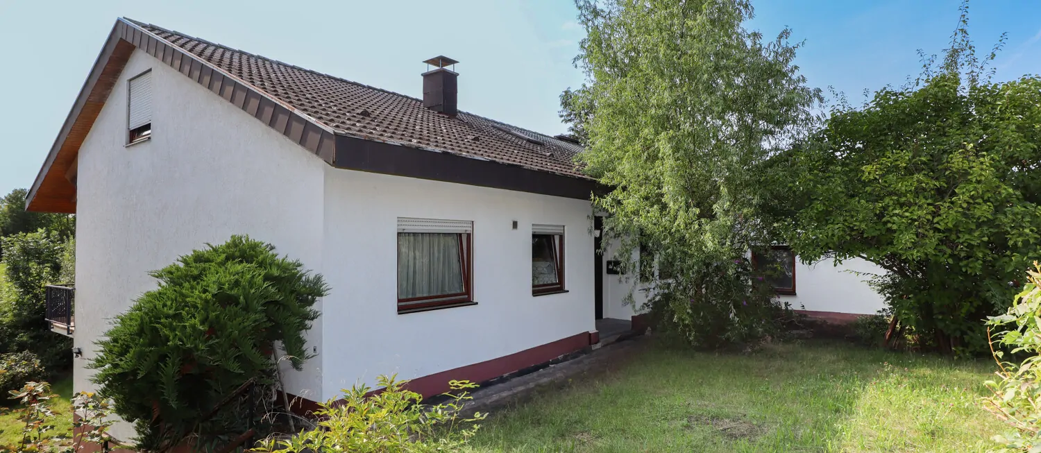 Gartenansicht Eingang