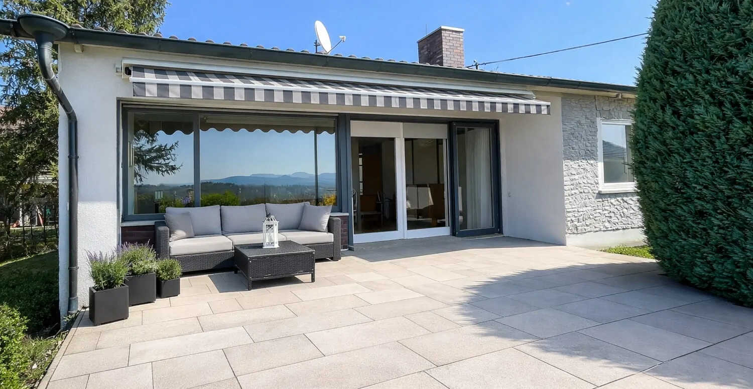 Bungalow saniert visualisiert