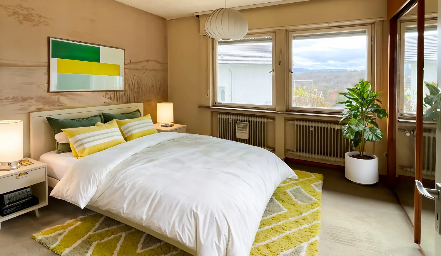 Schlafzimmer visualisiert