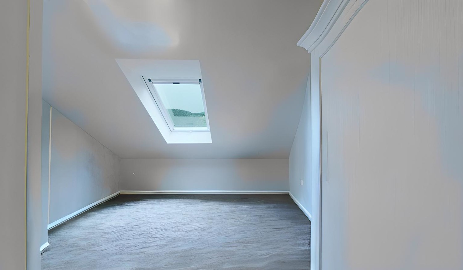 Schlafzimmer geräumt - Visualisierung