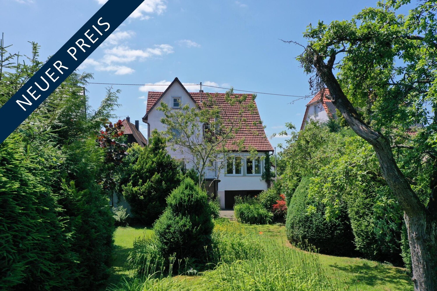 Hausansicht vom Garten