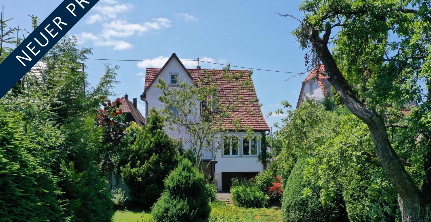 Hausansicht vom Garten