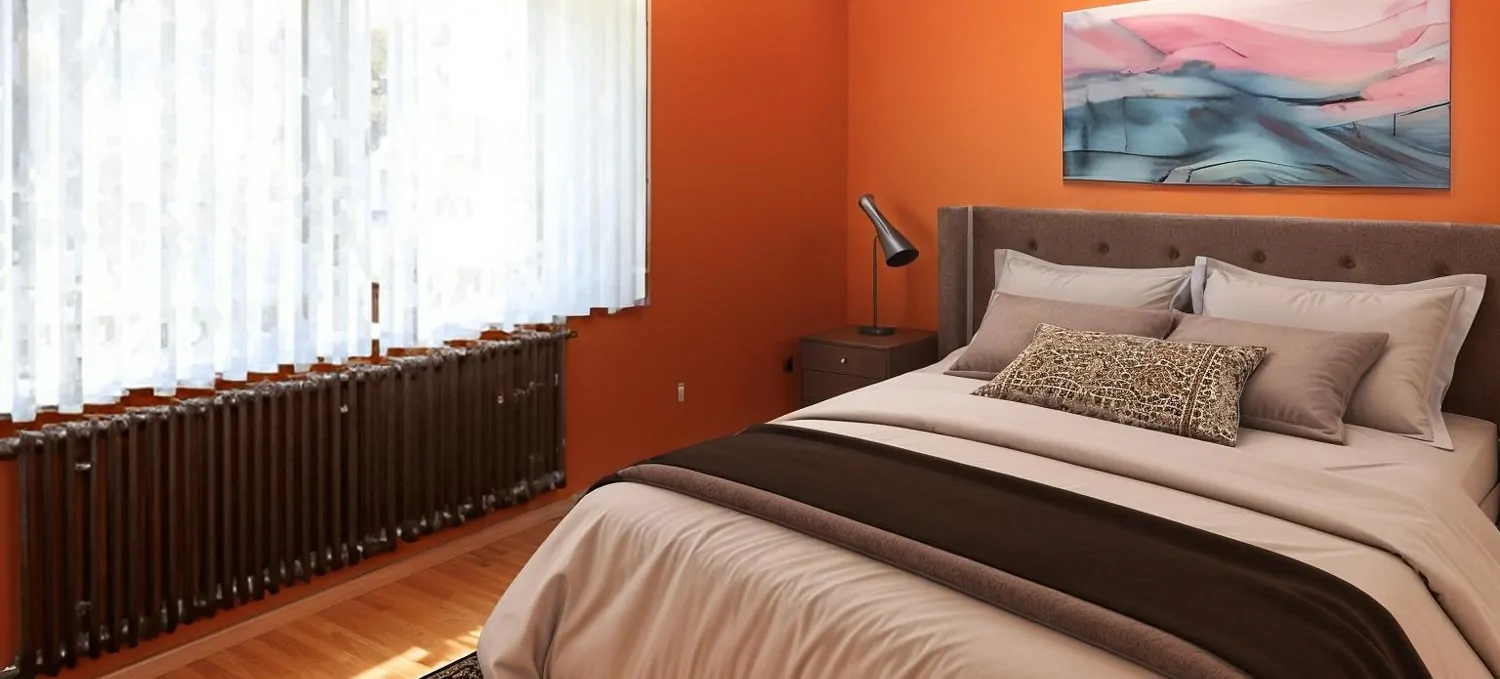 Schlafzimmer KI gestaged