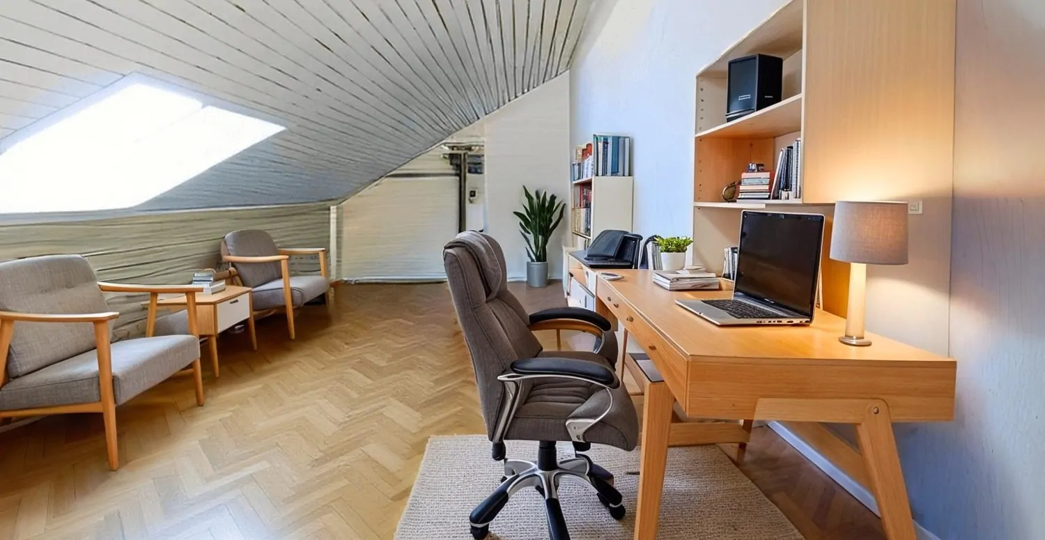 Arbeitszimmer Visualisierung