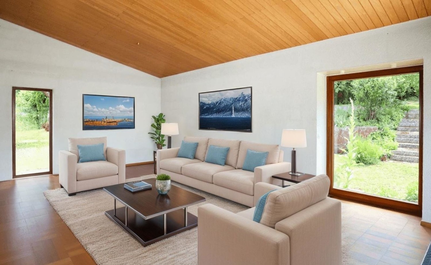 Wohzimmer visualisiert