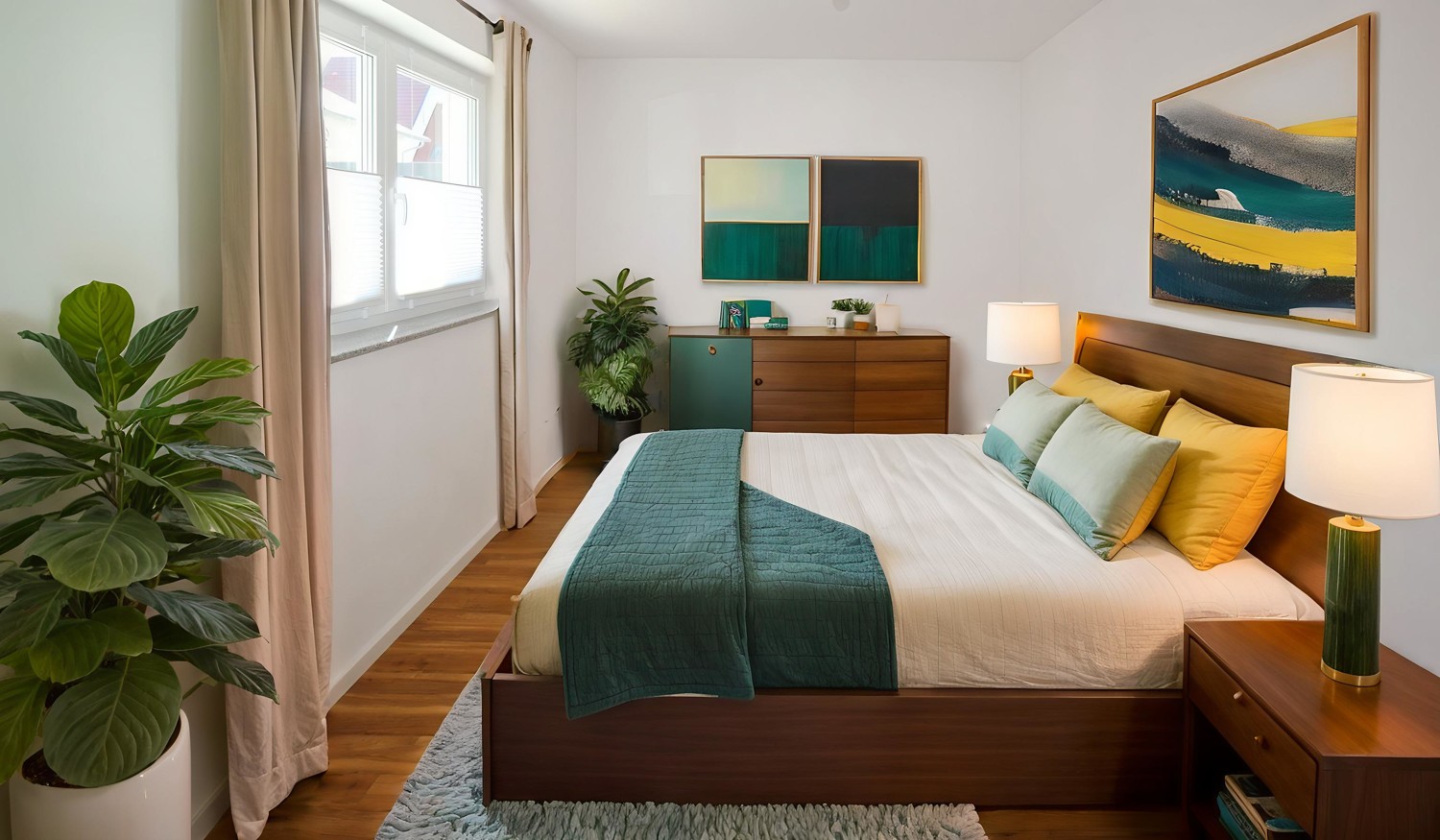 Schlafzimmer visualisiert