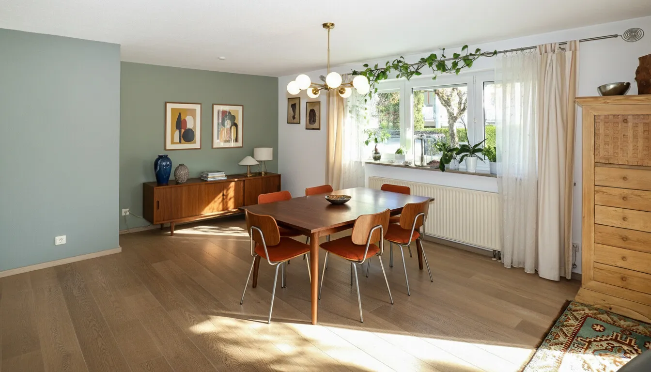 Esszimmer KI visualisiert