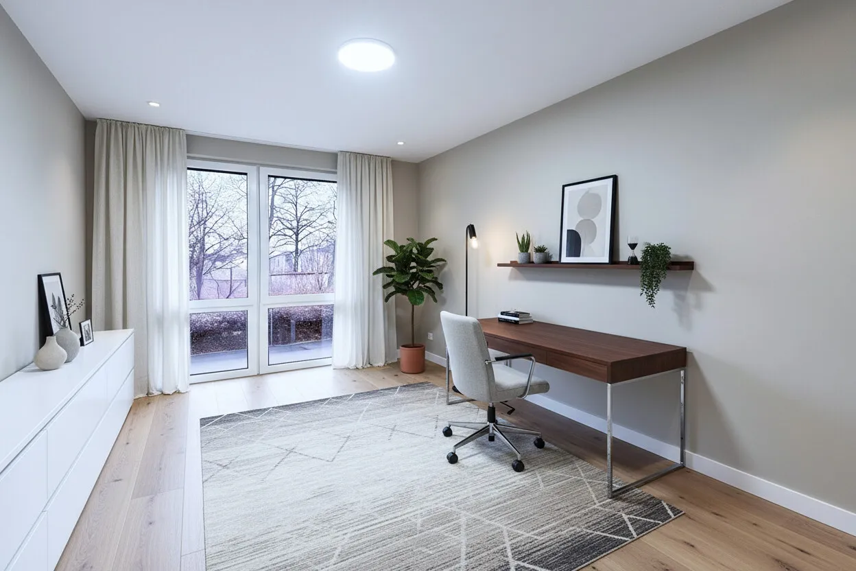Arbeitszimmer Visualisierung