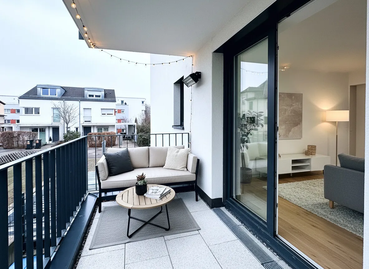 Balkon Visualisierung