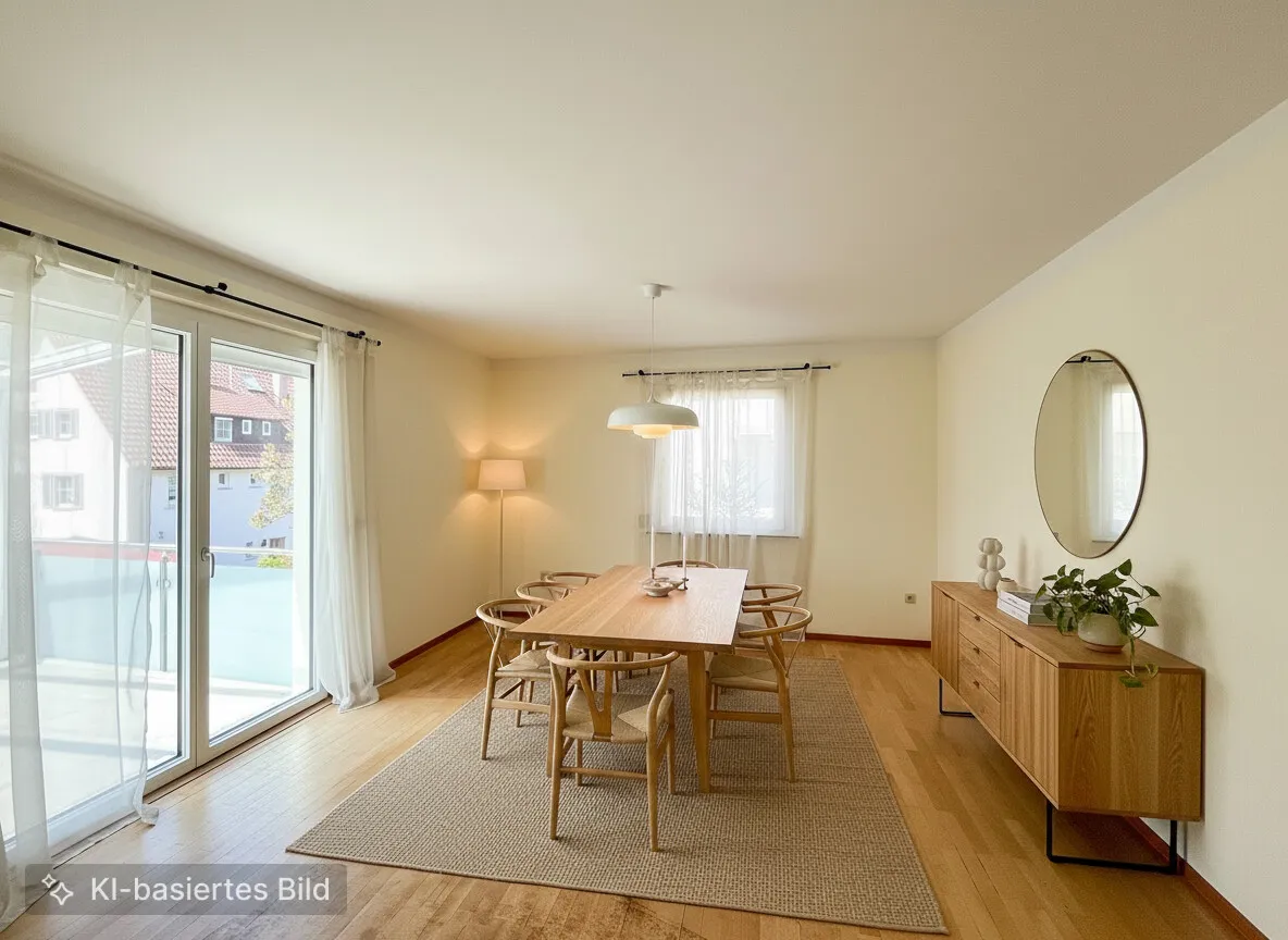 Esszimmer KI visualisiert
