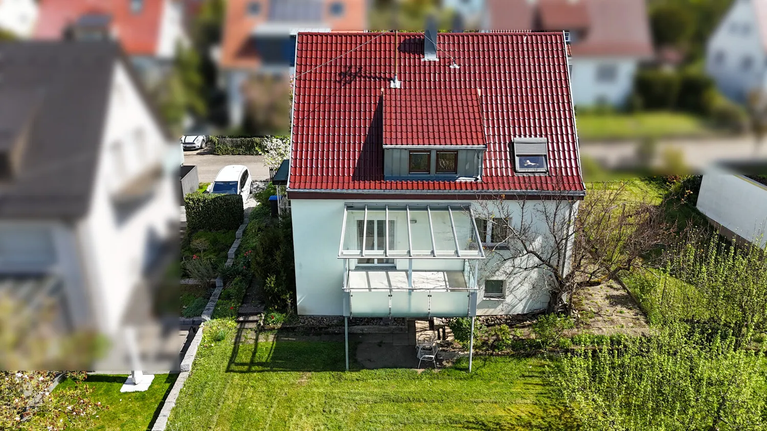 Gartenansicht Istzustand