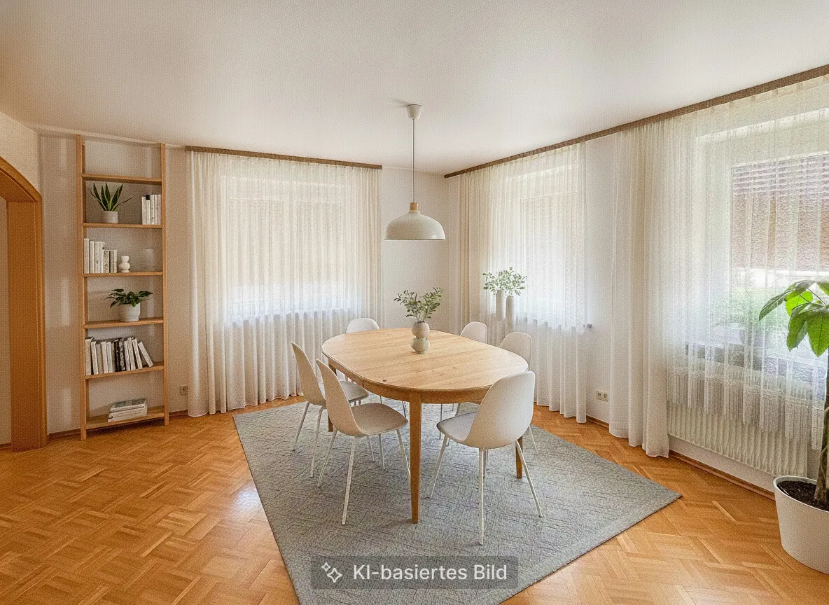 Esszimmer KI-visualisiert