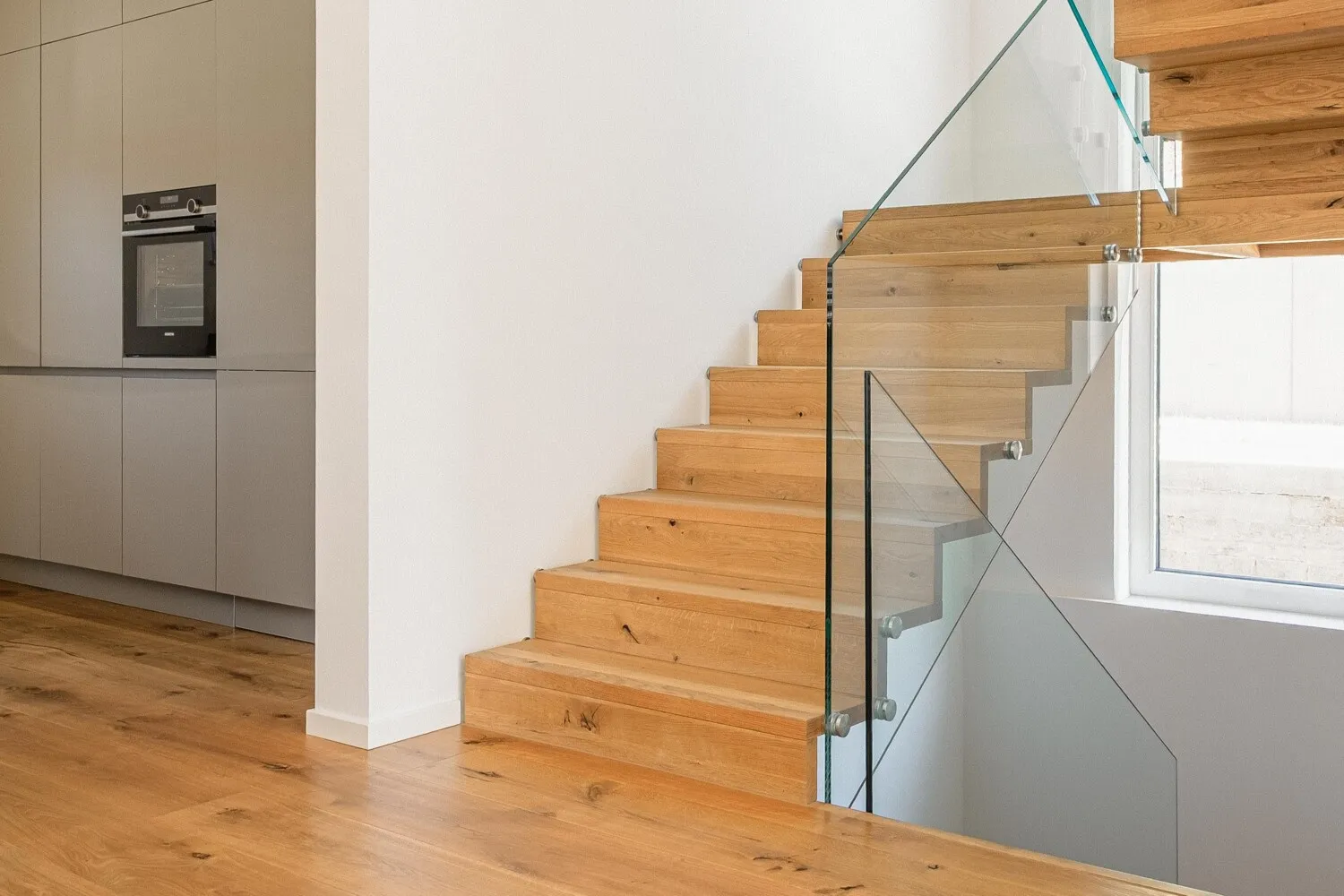 Treppe ins Dachgeschoss