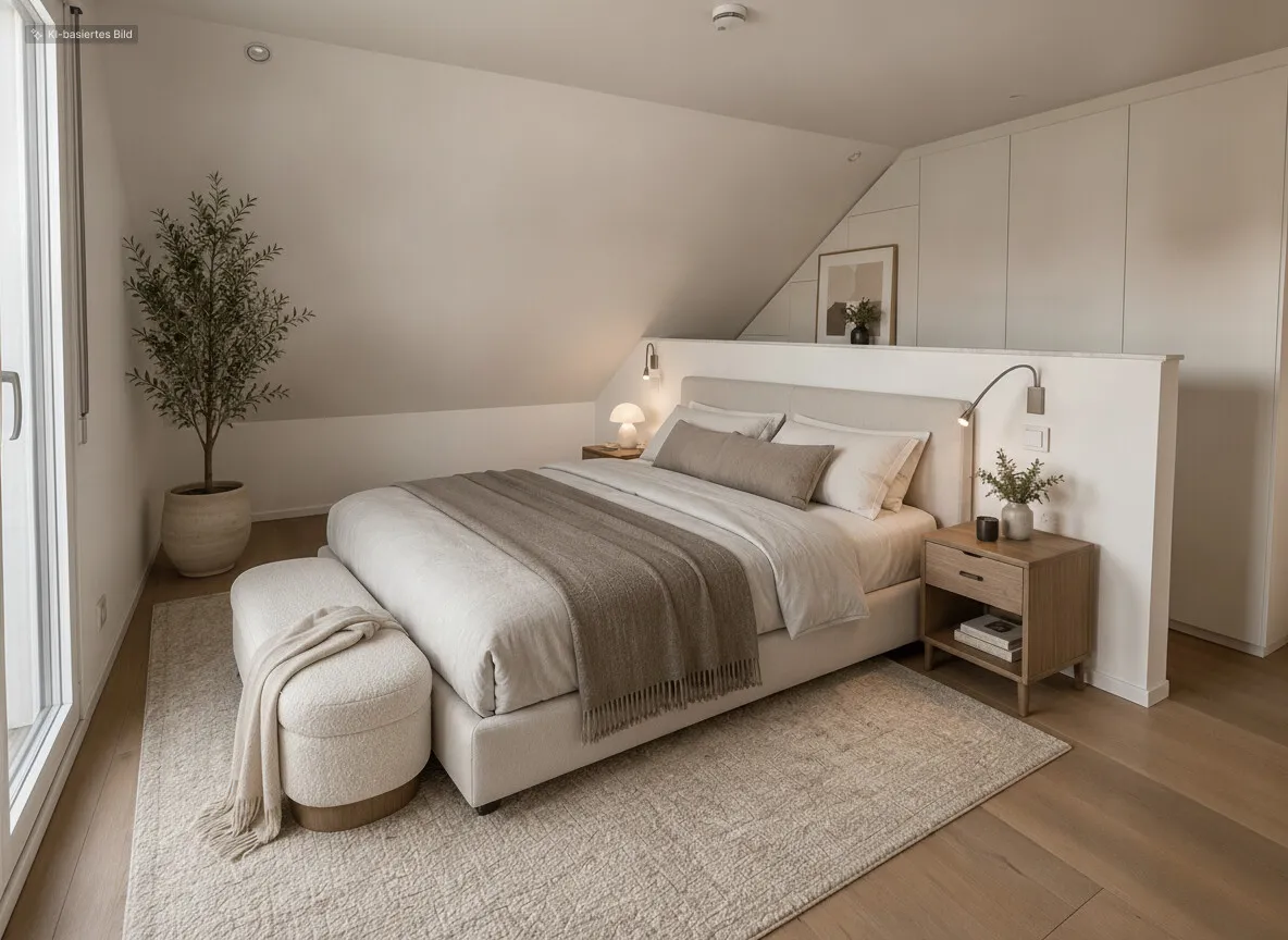 Schlafzimmer KI visualisiert