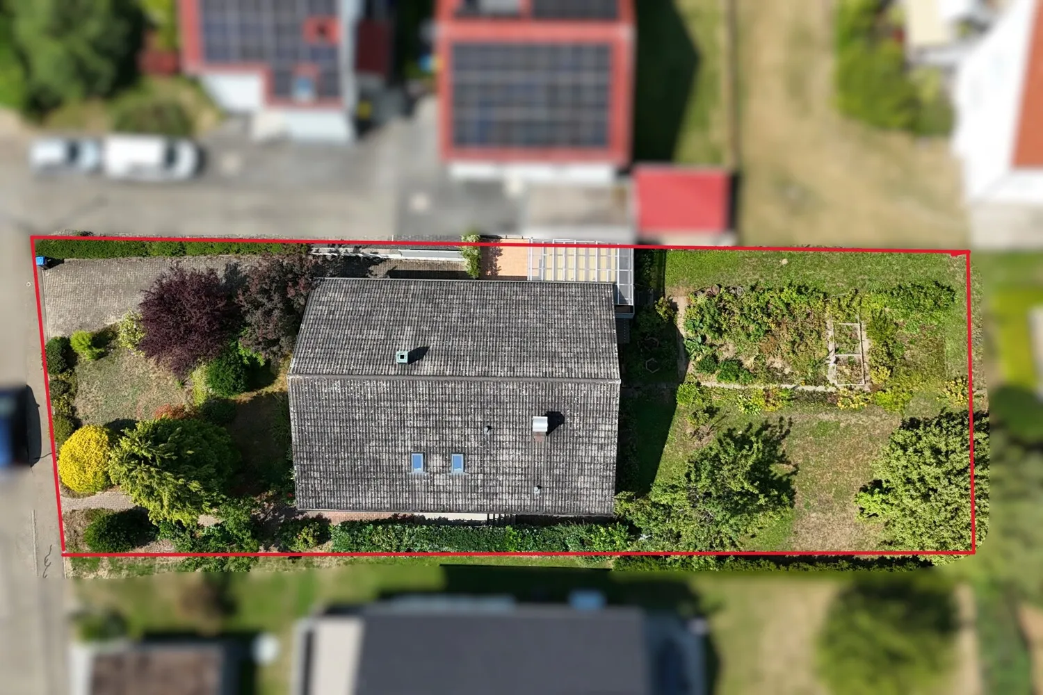 Draufsicht Grundstück
