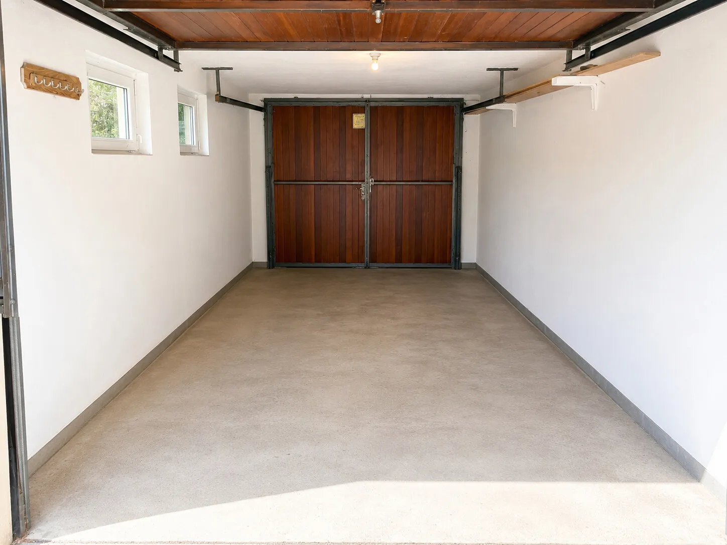 Blick in die Garage