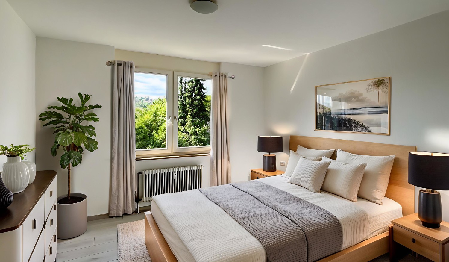 Schlafzimmer visualisiert