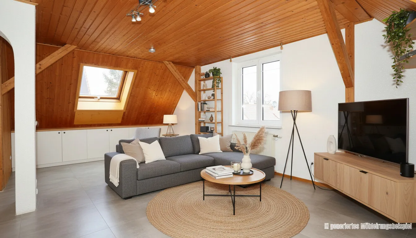 Zimmer DG mit Beispielmöblierung