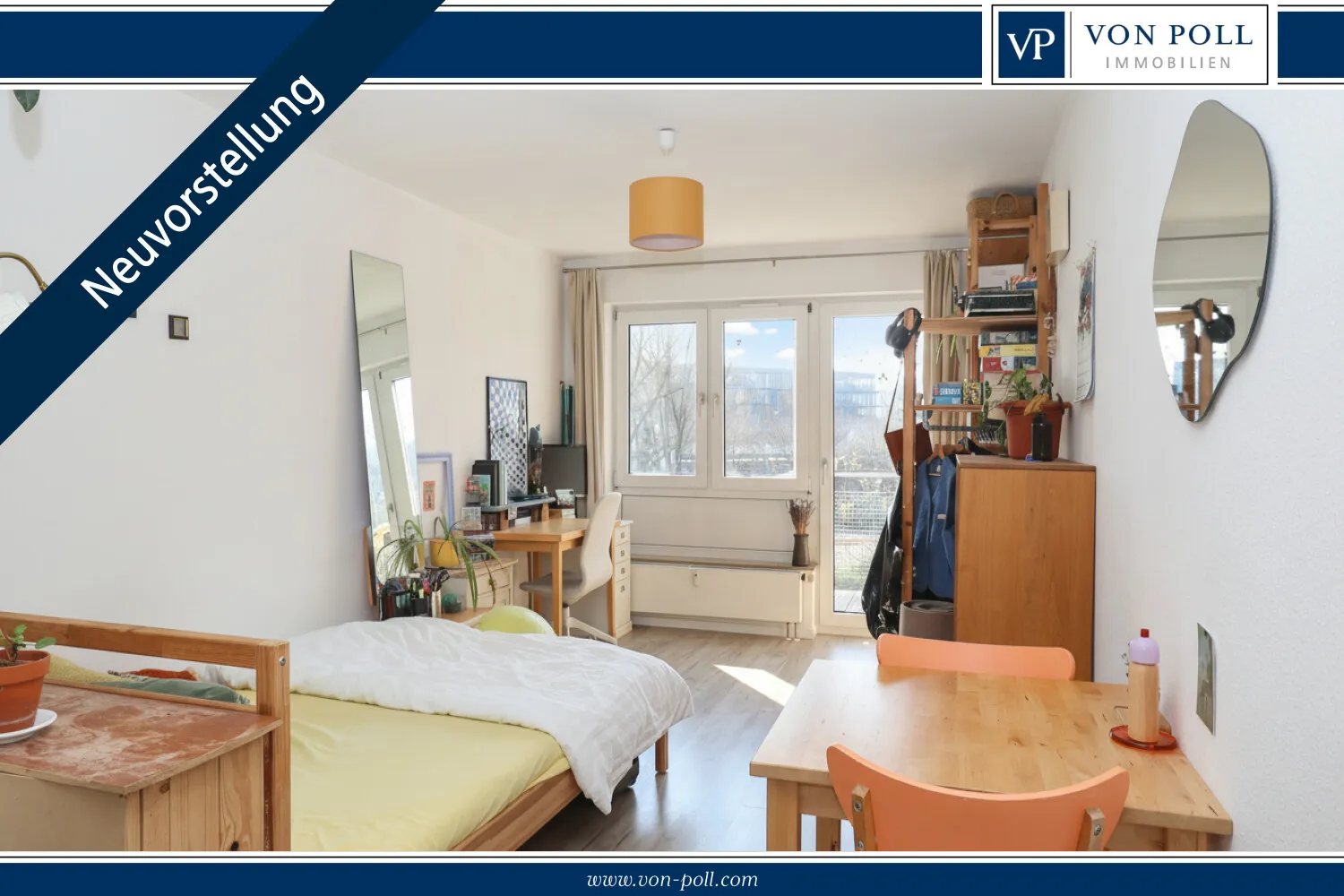 Praktisches Apartment in Tübinger Wohnpark mit Balkon und Stellplatz - Attraktive Kapitalanlage
