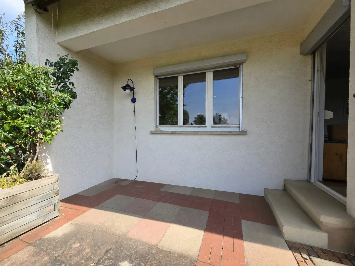Terrasse virtuell beräumt
