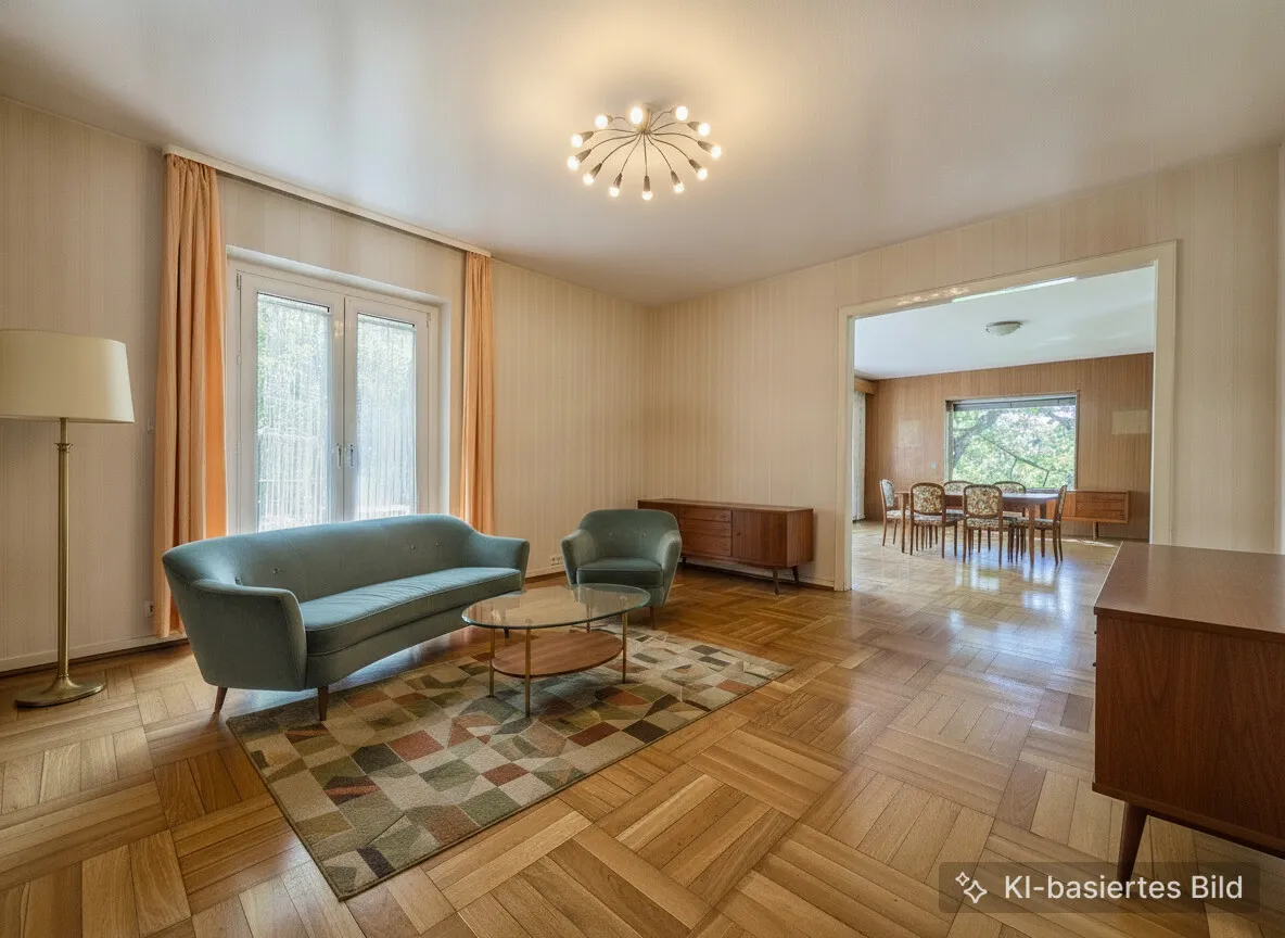 Wohnzimmer EG Vintage