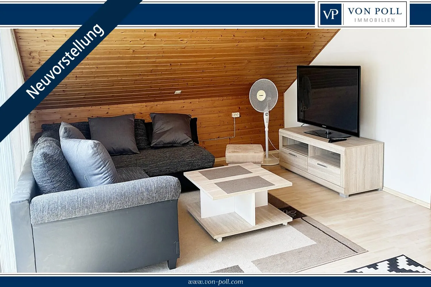 Vollmöblierte 2,5 Zimmer-Wohnung in Bestlage - Foto 1