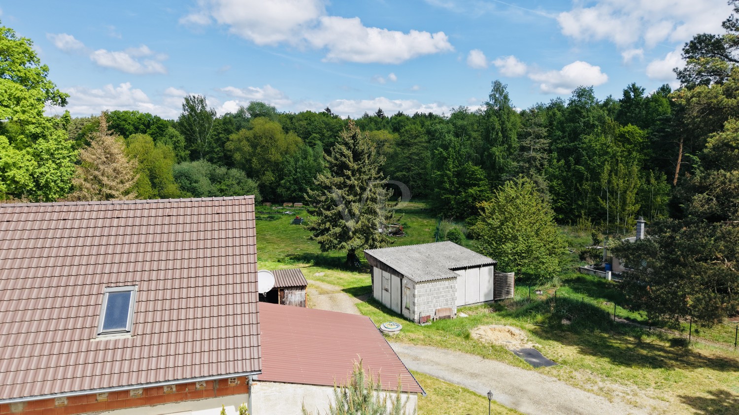 Foto Blick auf Grundstück