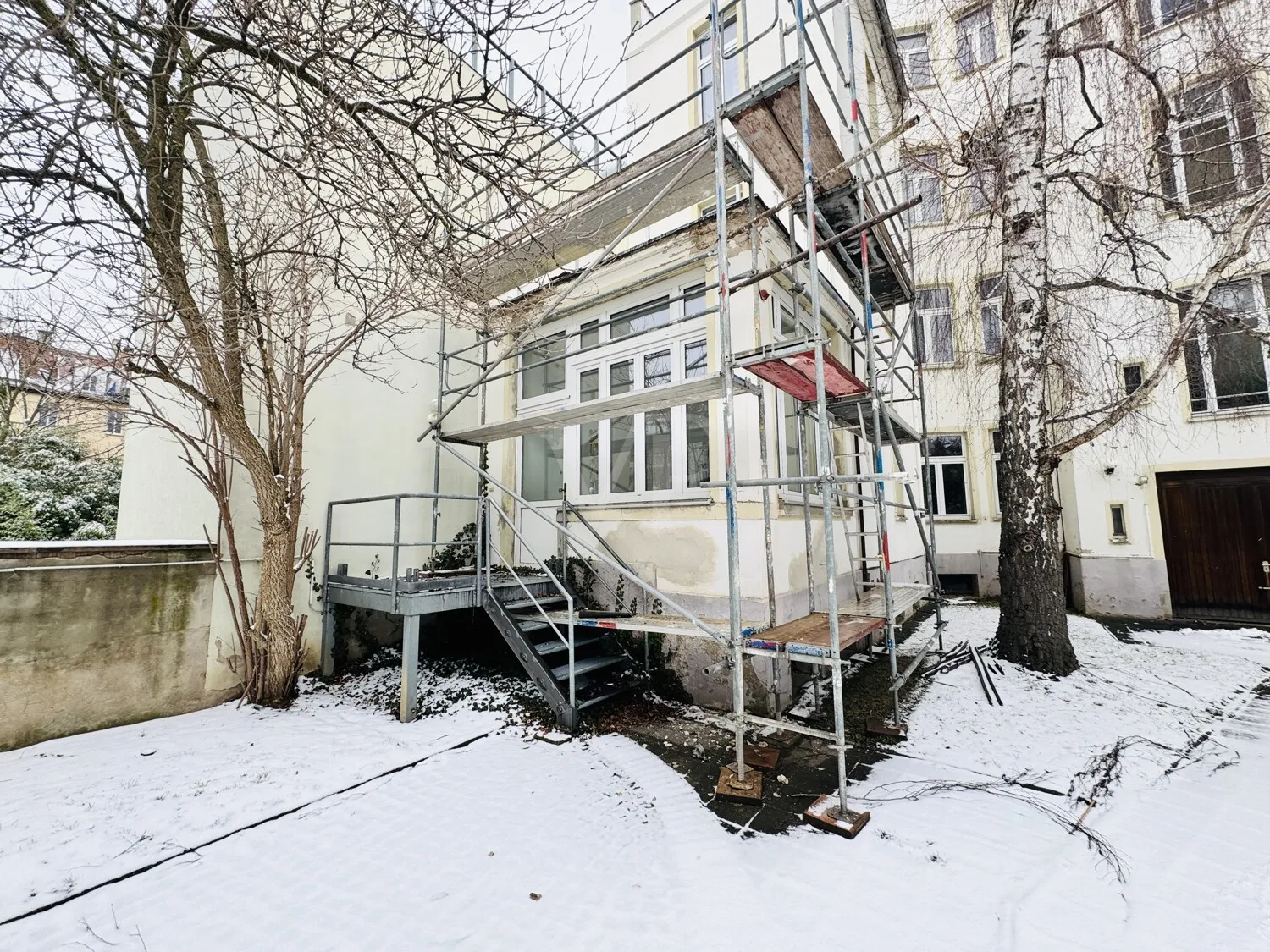 Ansicht auf die Loggia