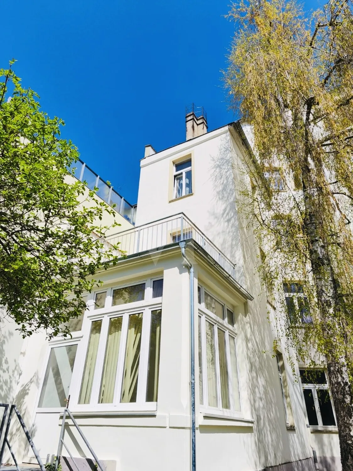 Blick auf die Loggia