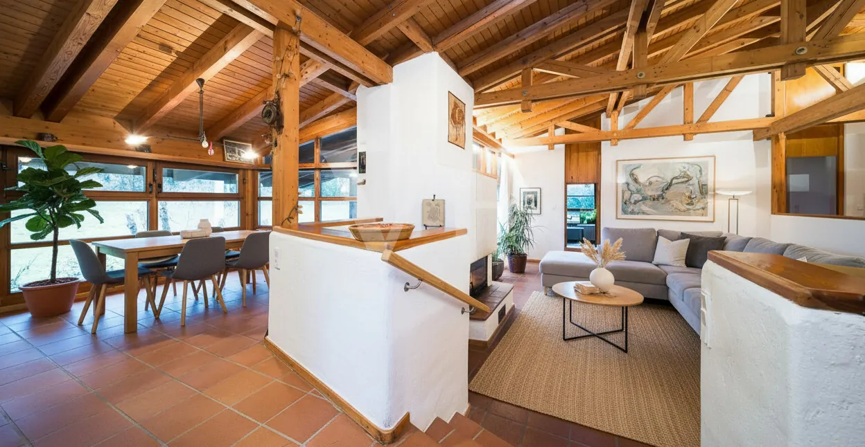 Wohnen Essen KI virtual staging