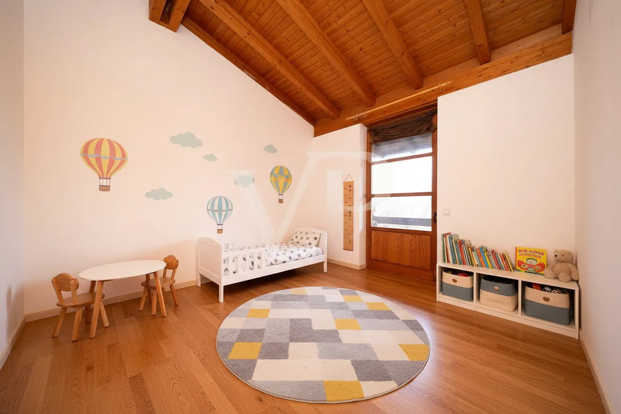 Schlafen Kinderzimmer KI virtual staging
