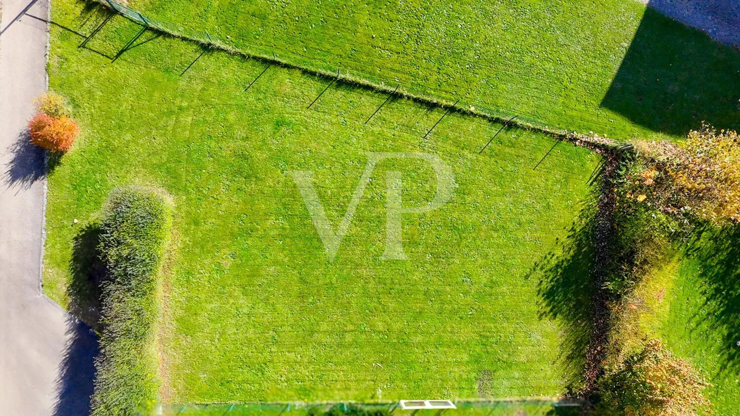 Grundstück von oben